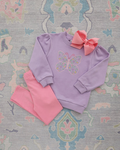 Butterfly French Terry Pullover