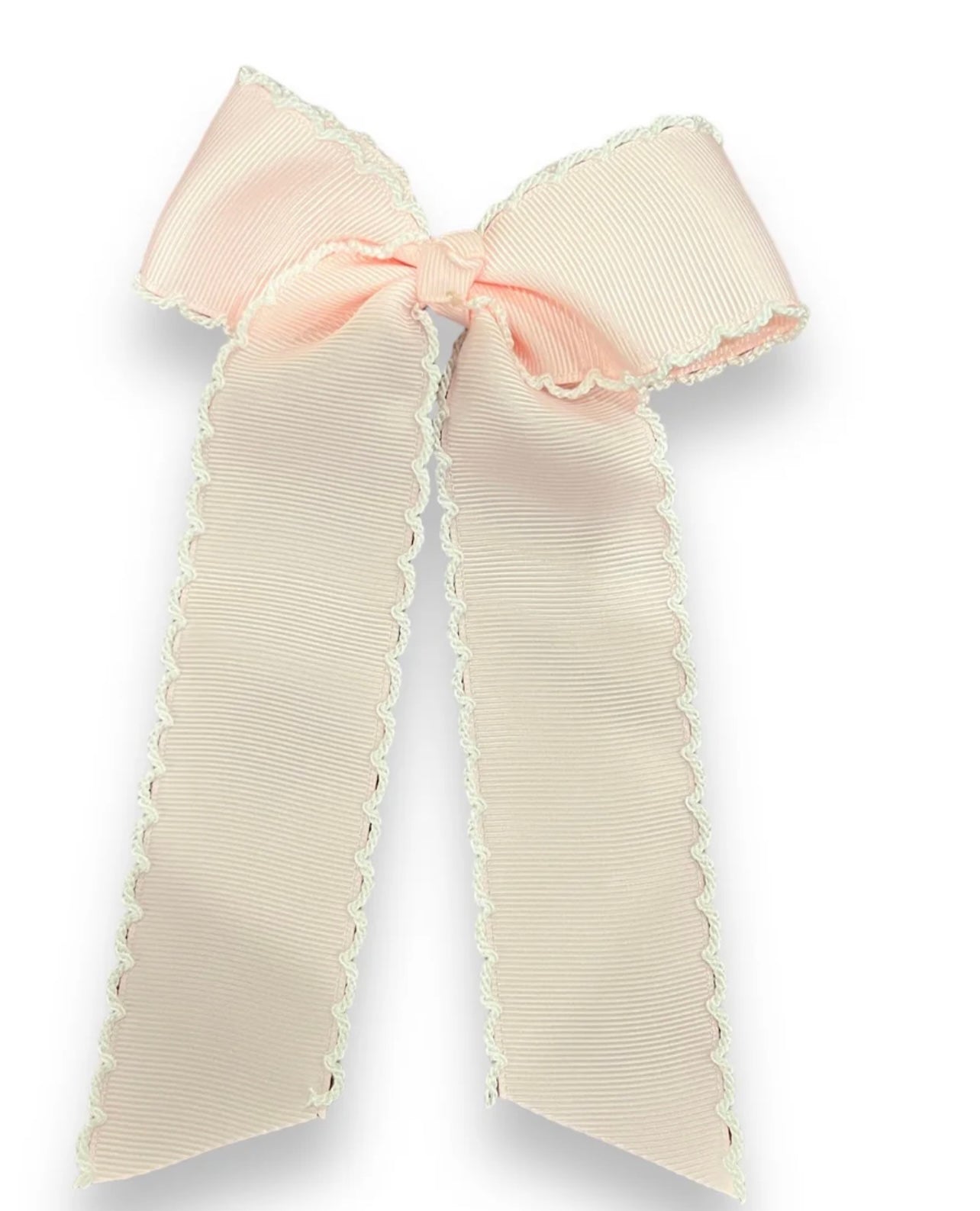 Gross grain Moon stitch Hair bow