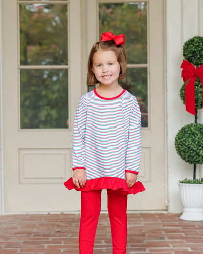 Christmas Candy Stripe Ava Pants Set