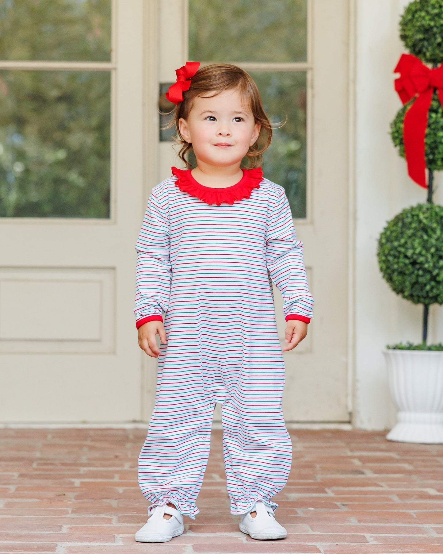 Candy Stripe Emily Romper