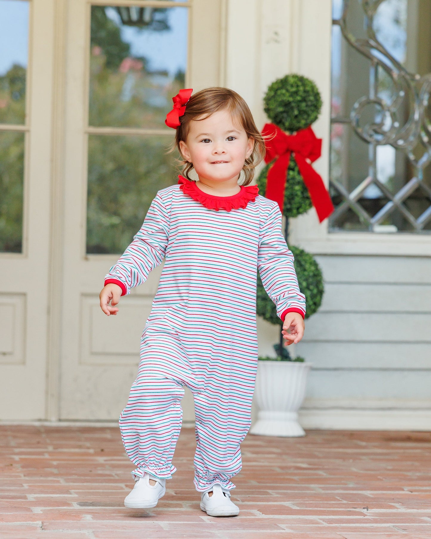 Candy Stripe Emily Romper