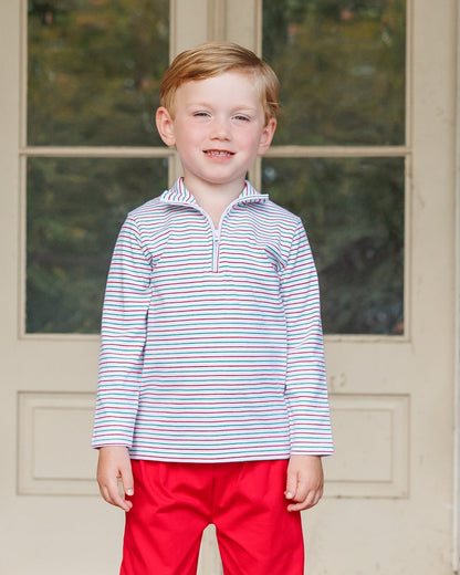 Christmas Candy Stripe Evan Pullover