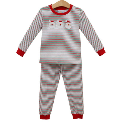 Christmas Candy Stripe Santa Set