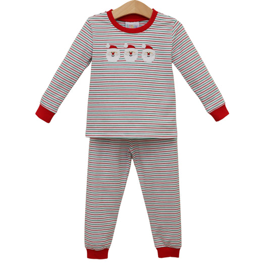 Christmas Candy Stripe Santa Set
