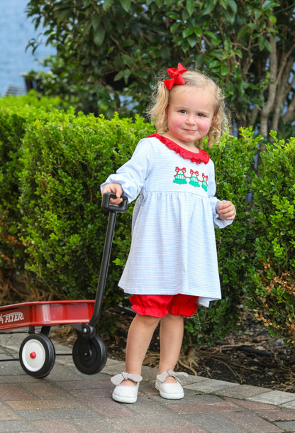 Christmas Tree Trio Bloomer Set