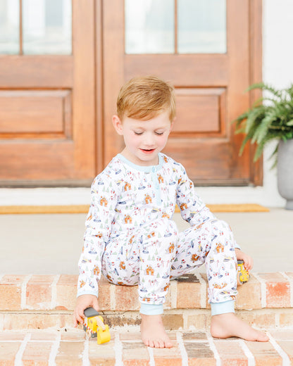 Constructing Christmas Nicholas Long Sleeve Set