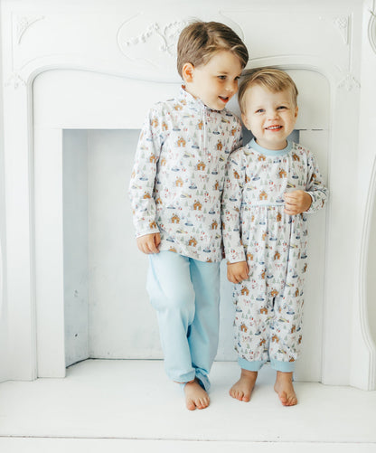 Constructing Christmas Patrick Romper