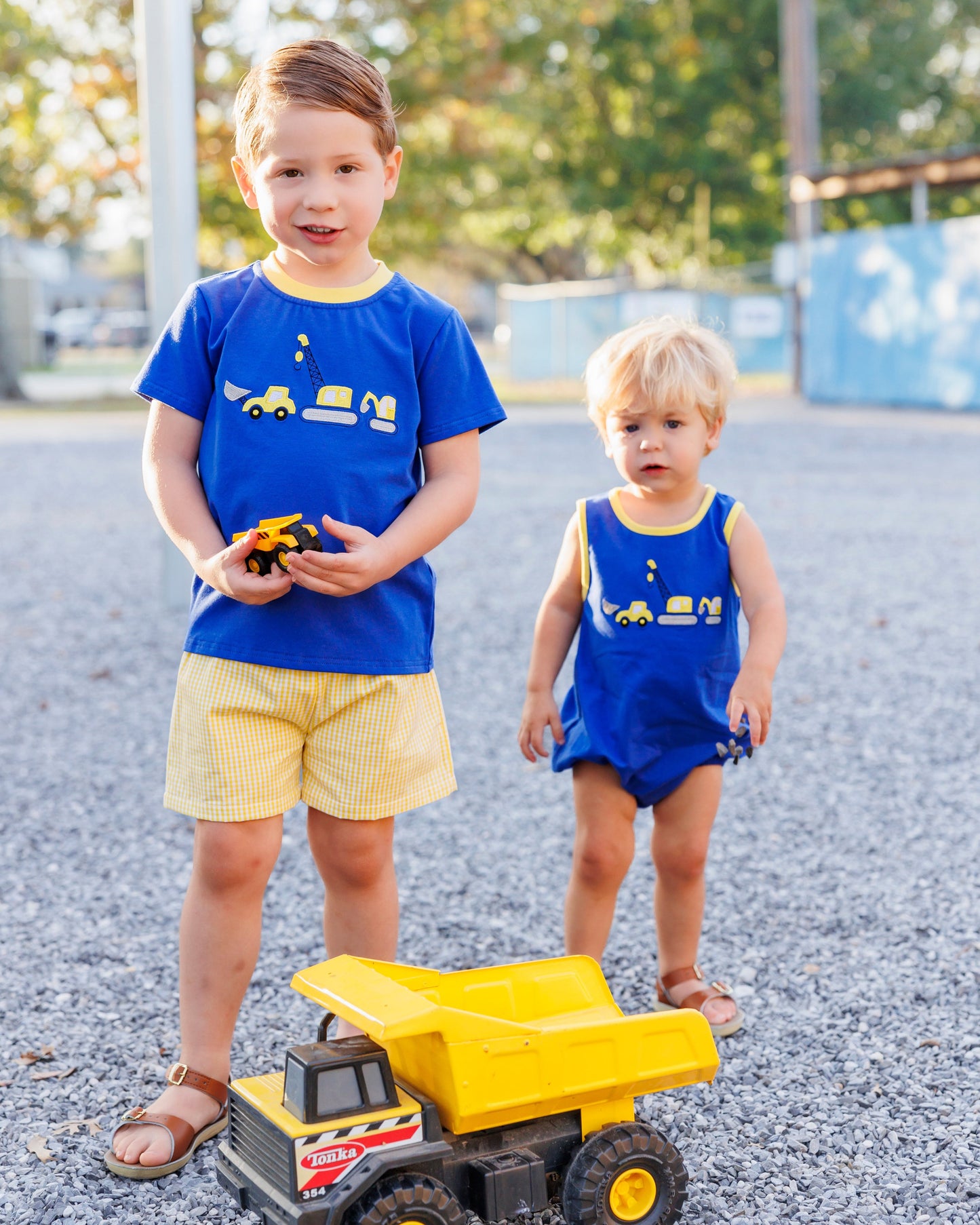 Construction Trio Short Set