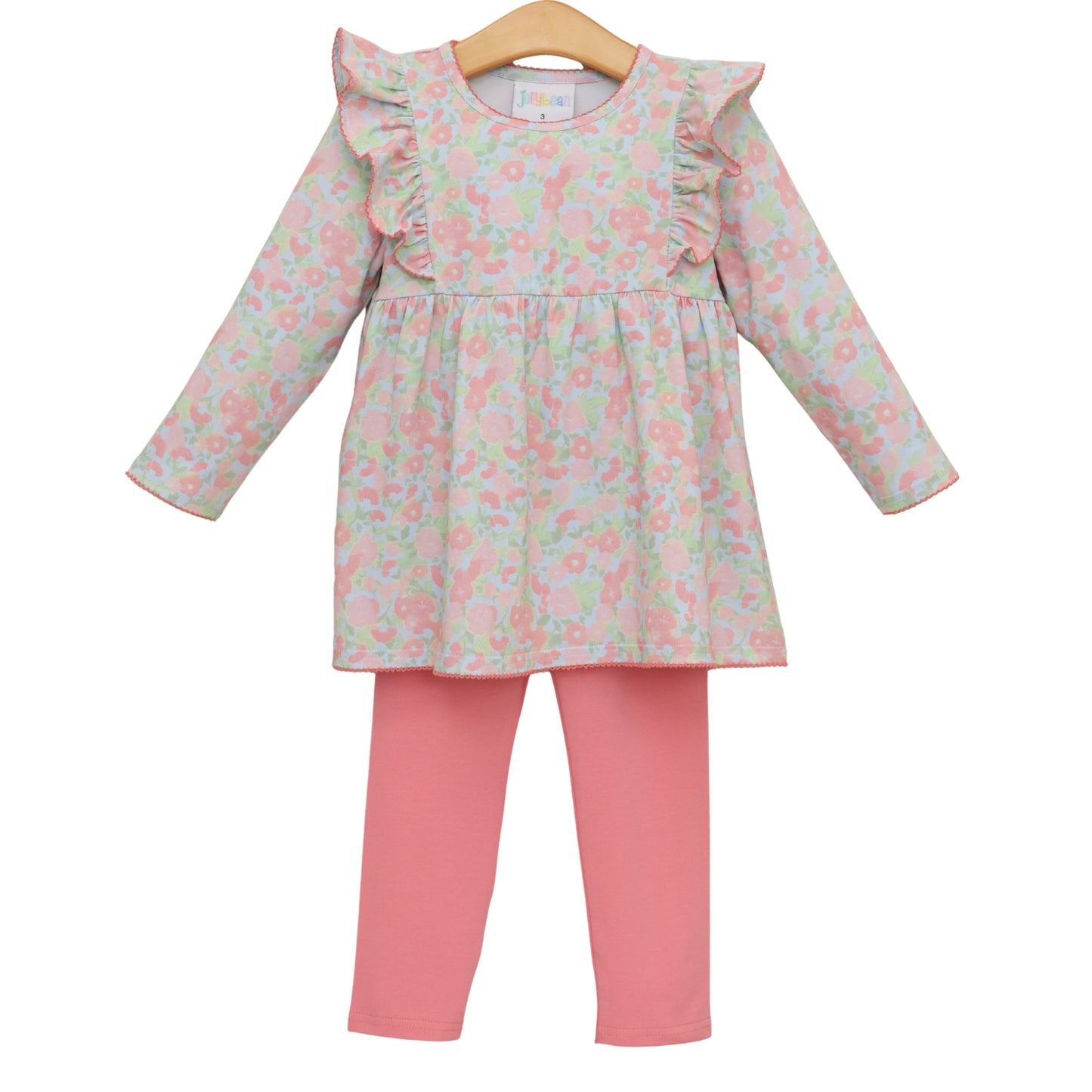 Cottage Blooms Frances Ruffled Pants Set