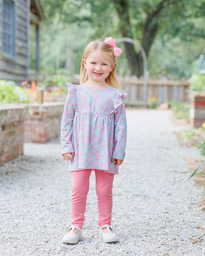 Cottage Blooms Frances Ruffled Pants Set