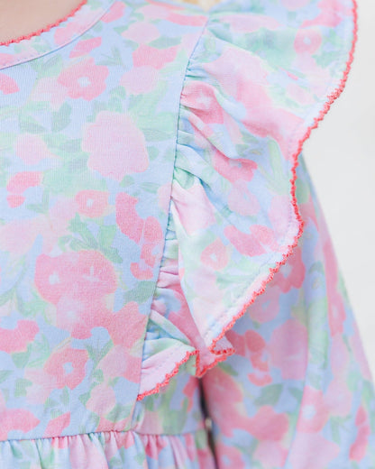 Cottage Blooms Frances Ruffled Pants Set