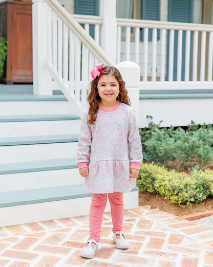 Cottage Blooms French Terry Tunic Pullover Set