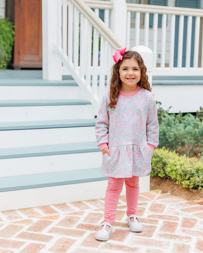 Cottage Blooms French Terry Tunic Pullover Set