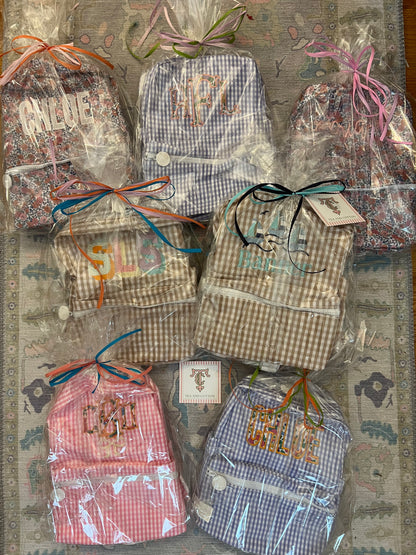 *NEW* Toddler/Mini Backpack TRVL WIPEABLE WASHABLE