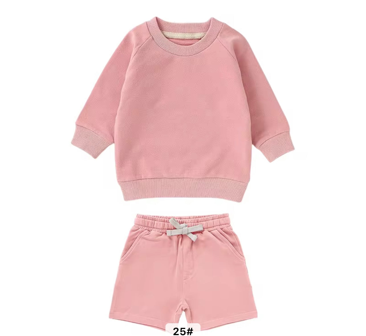 Two Piece Pullover Spring Short Set Girl/Boy