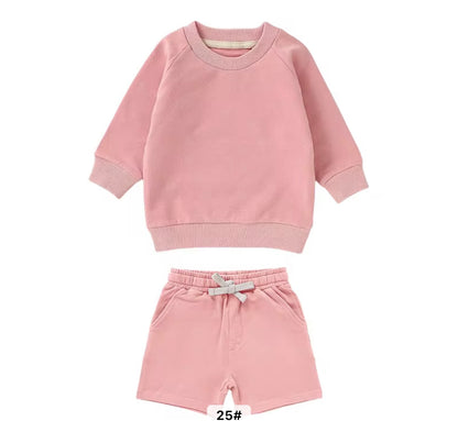 Two Piece Pullover Spring Short Set Girl/Boy