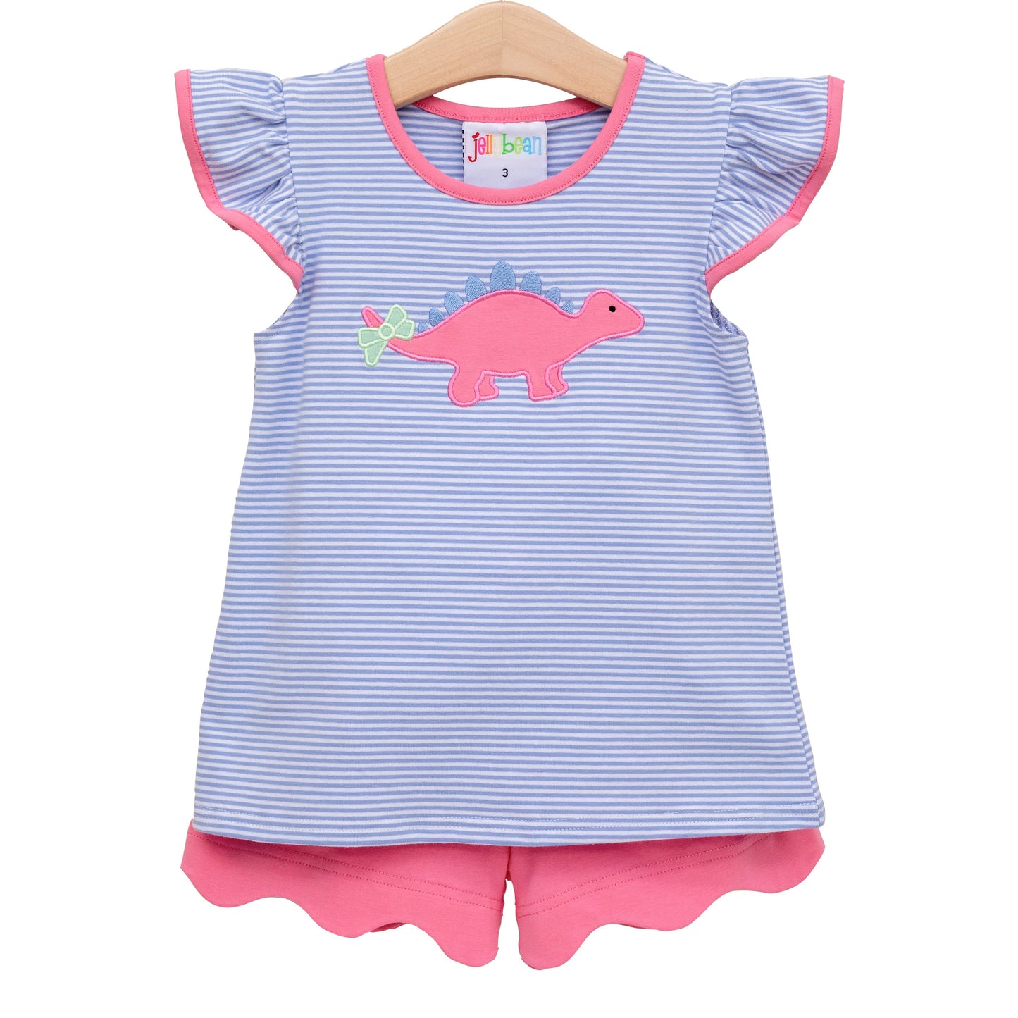 Dinosaur Scallop Short Set