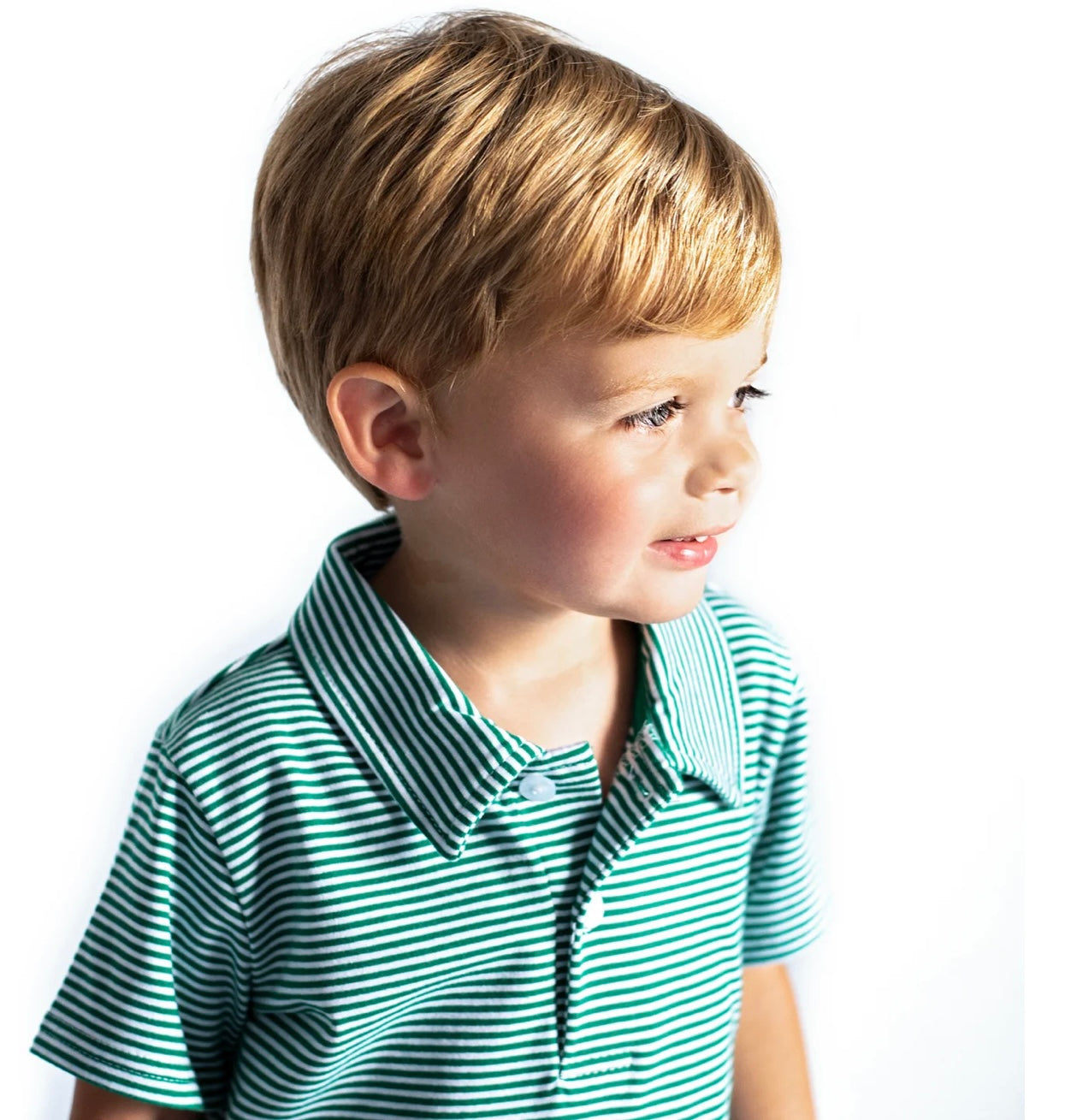 Jellybean Green Stripe Michael Polo Pick your MINI design