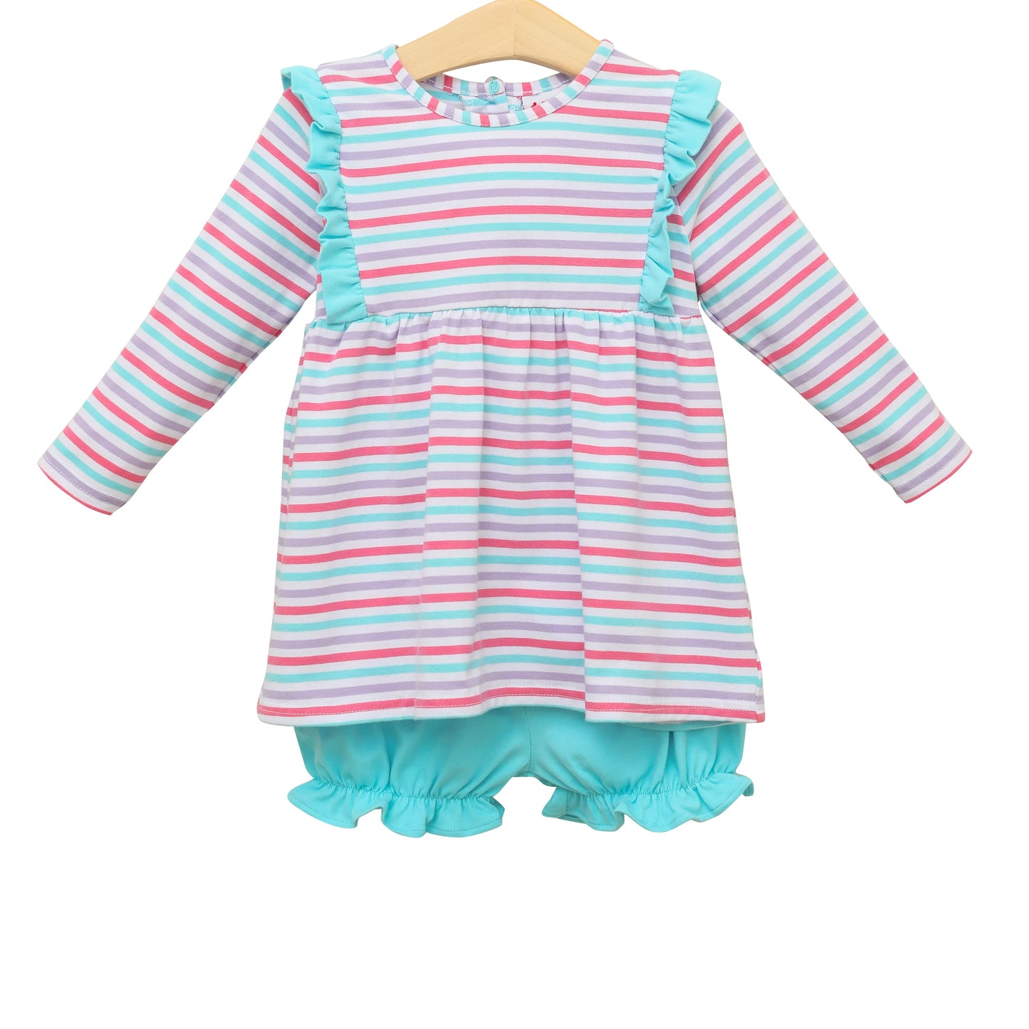 Evie Bloomer Set Candy Stripe