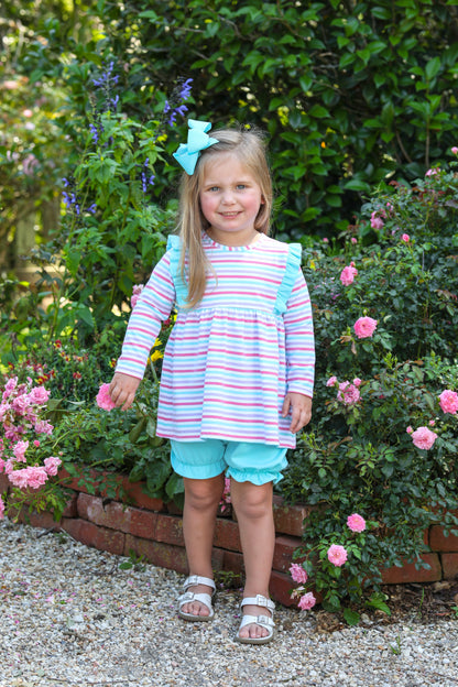 Evie Bloomer Set Candy Stripe