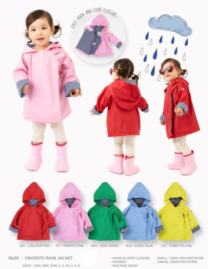 Widgeon Velcro Raincoat