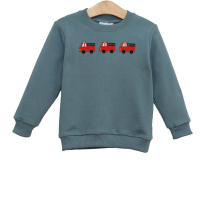 Firetruck Trio French Terry Pullover