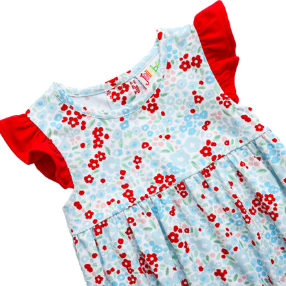 Freedom Floral Flutter Bubble