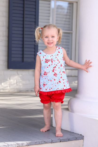 Freedom floral flutter Bloomer Set