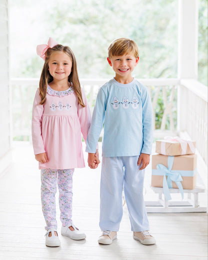 Frosty Friends Ruffle Pants Set