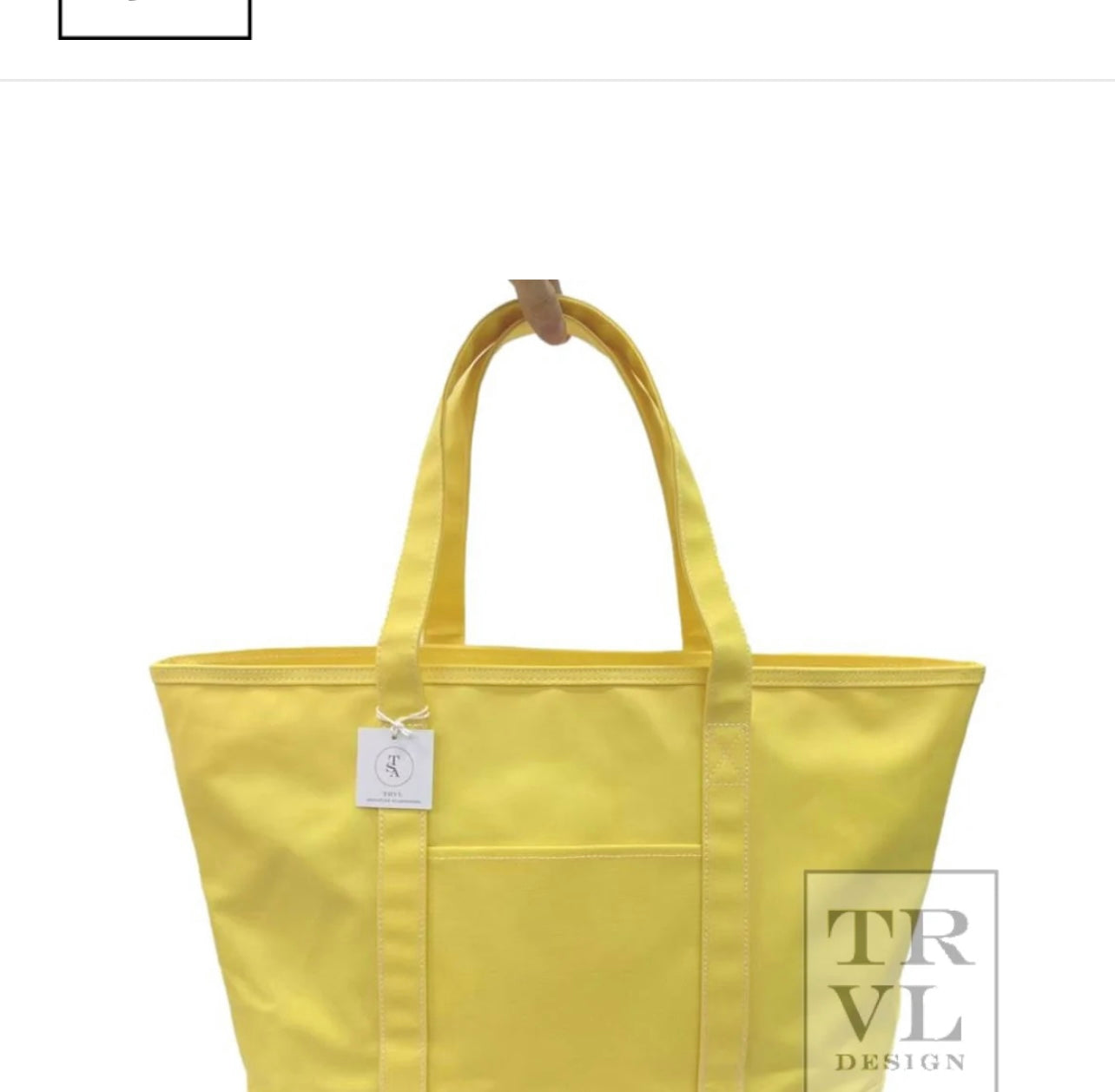 Coated Canvas MAXI Large Boat Tote