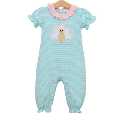 Give Thanks Ruffled Romper
