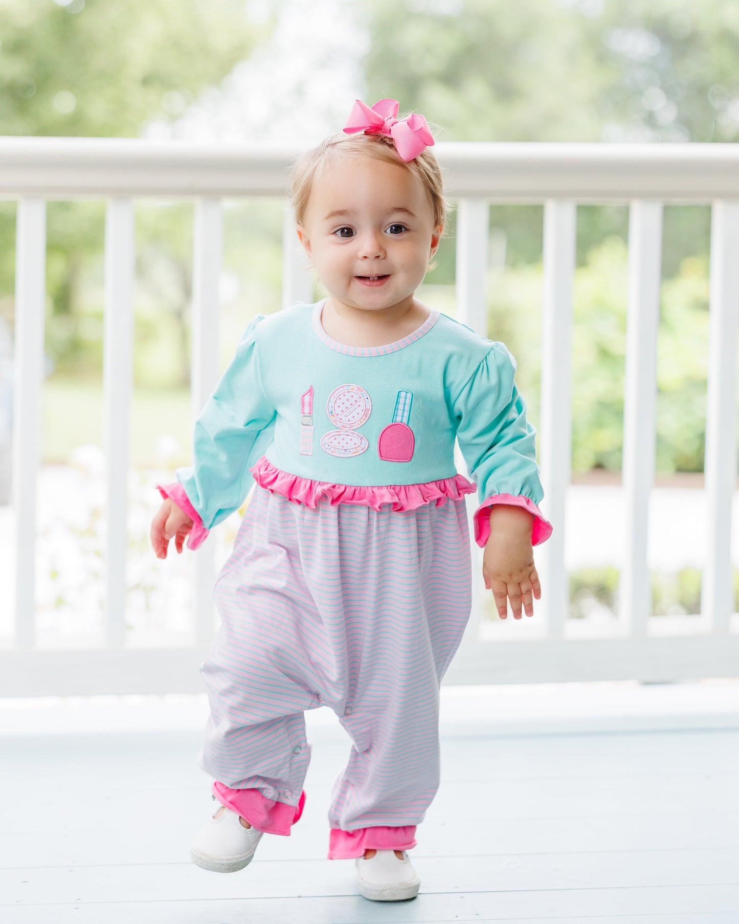 Glam Trio Ruffled Romper