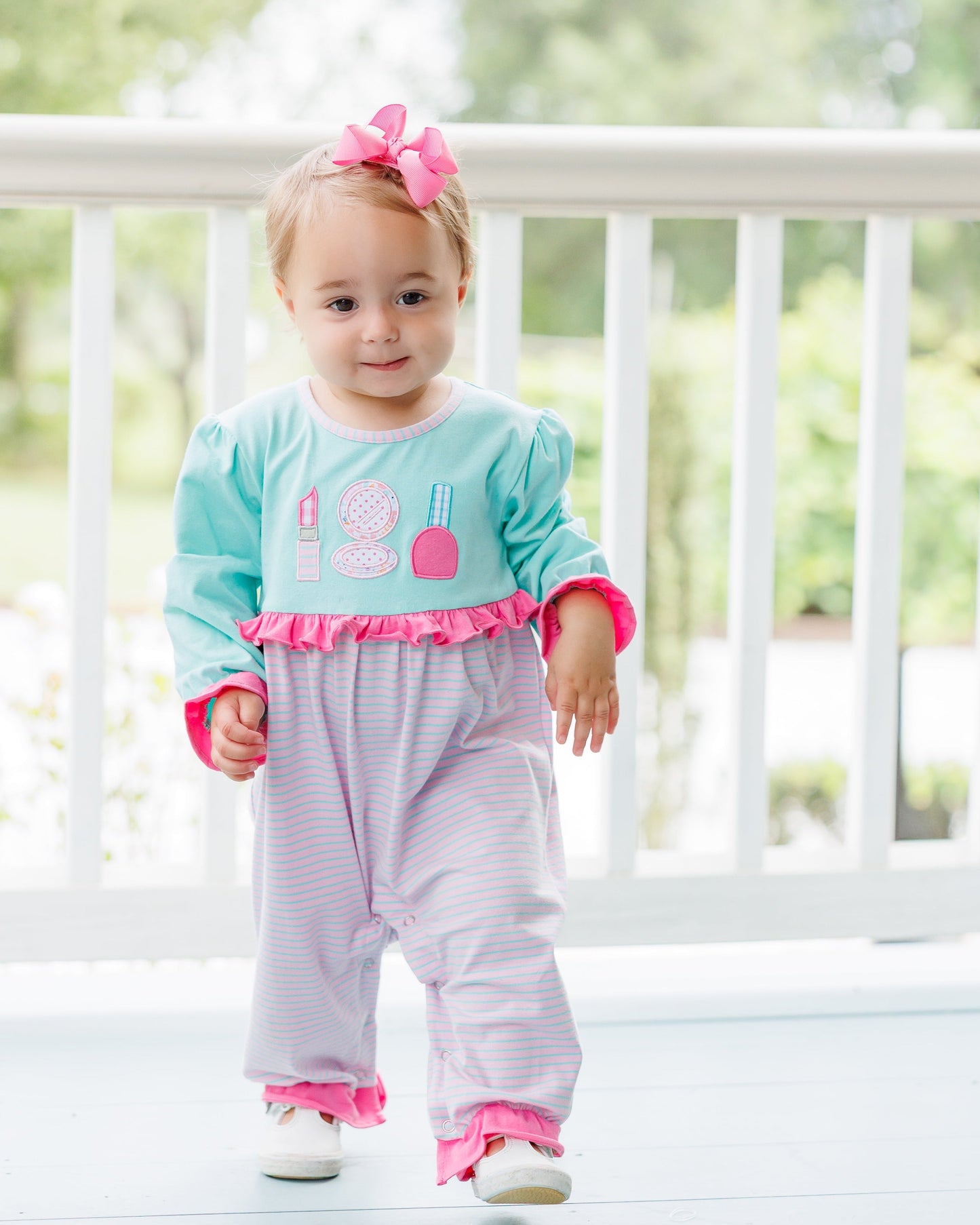 Glam Trio Ruffled Romper