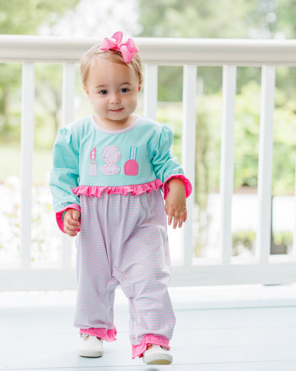 Glam Trio Ruffled Romper