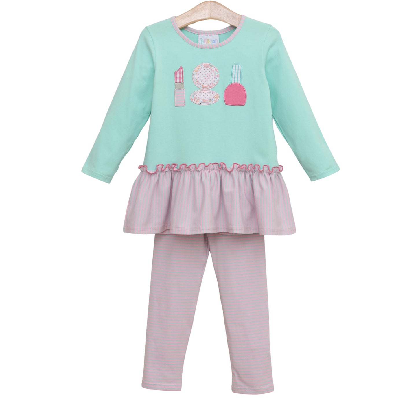 Glam Trio Ruffled Pants Set