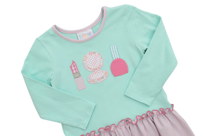 Glam Trio Ruffled Pants Set