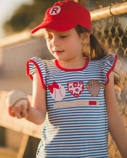 Homerun Ruffled Short Set