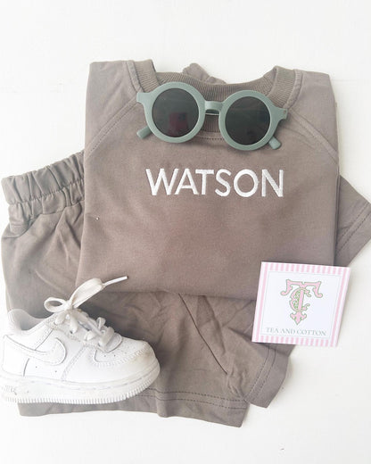 Two Piece Pullover Spring Short Set Girl/Boy