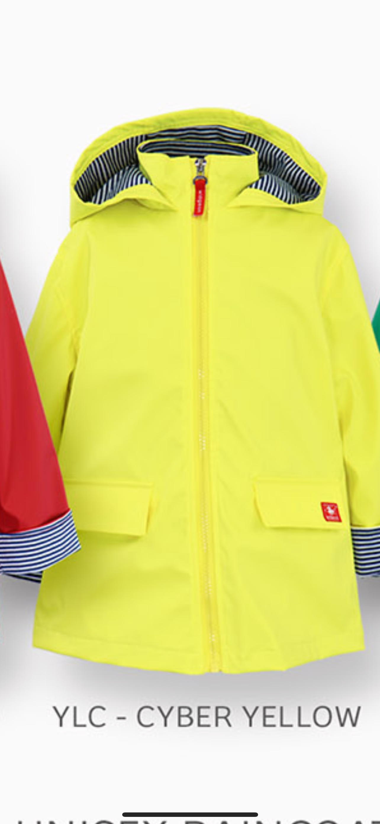 Widgeon Zipper Closure Raincoat