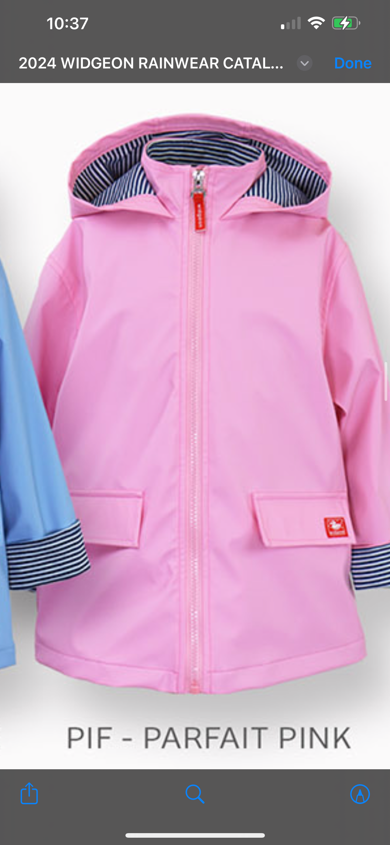 Widgeon Zipper Closure Raincoat