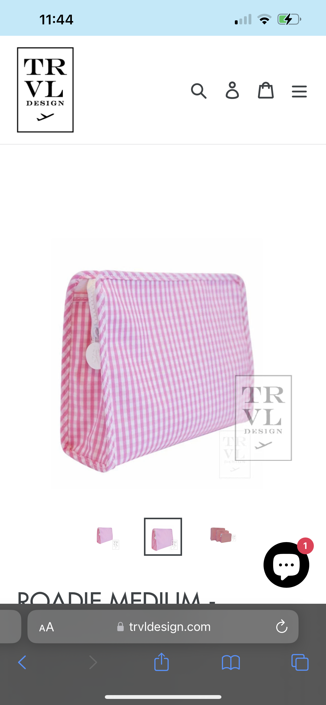TRVL wipable washable ROADIE MEDIUM