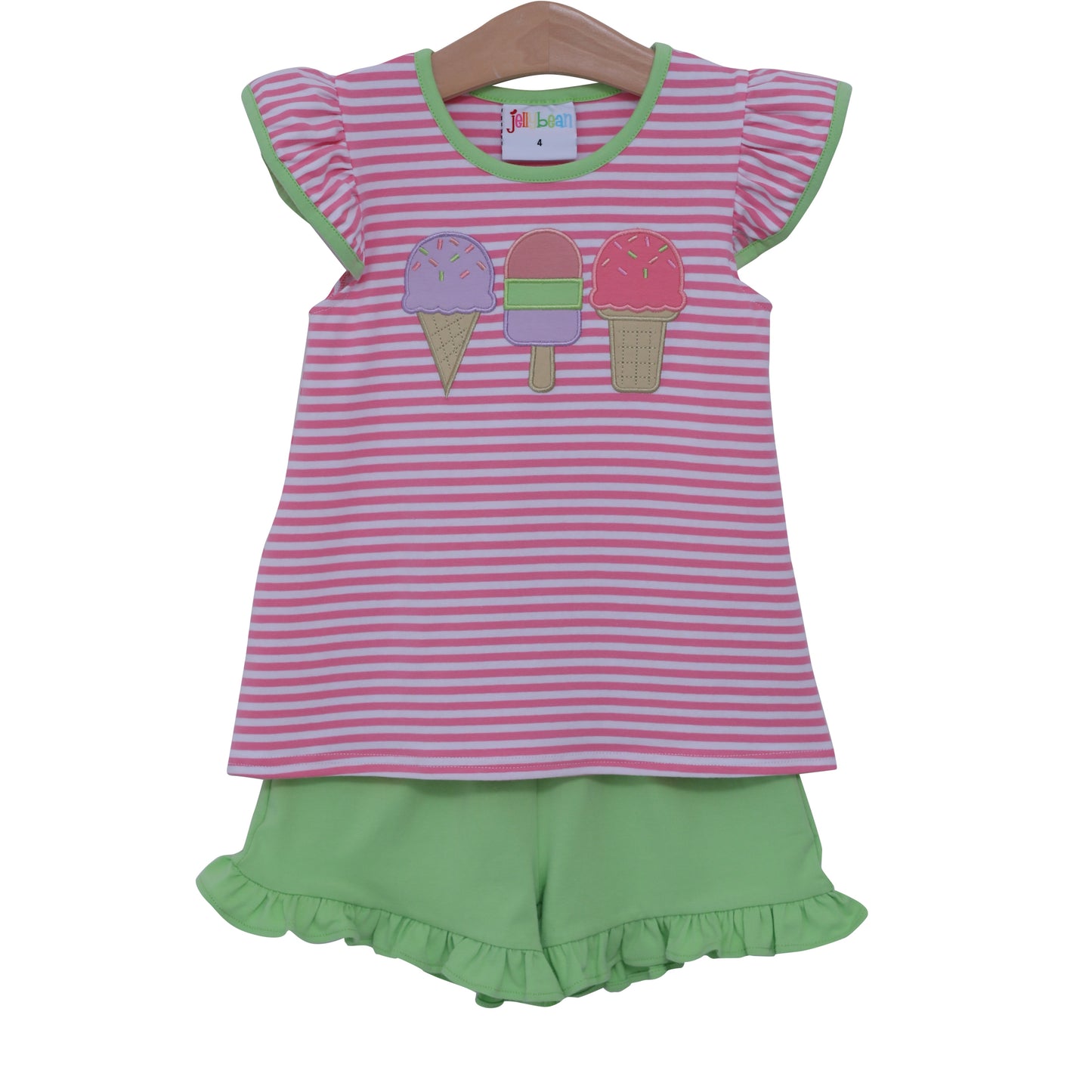 Ice Cream Flutter Short Set