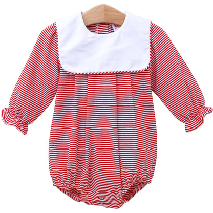 Jane Bubble Red Stripe