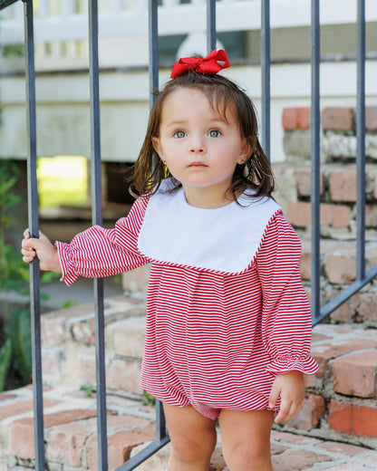 Jane Bubble Red Stripe
