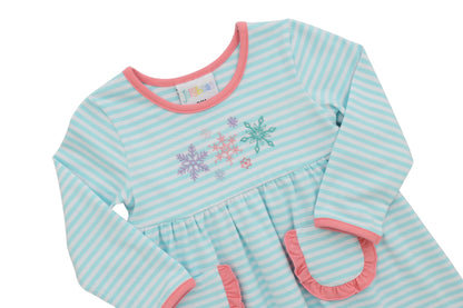 Let It Snow Ruffle Pants Set