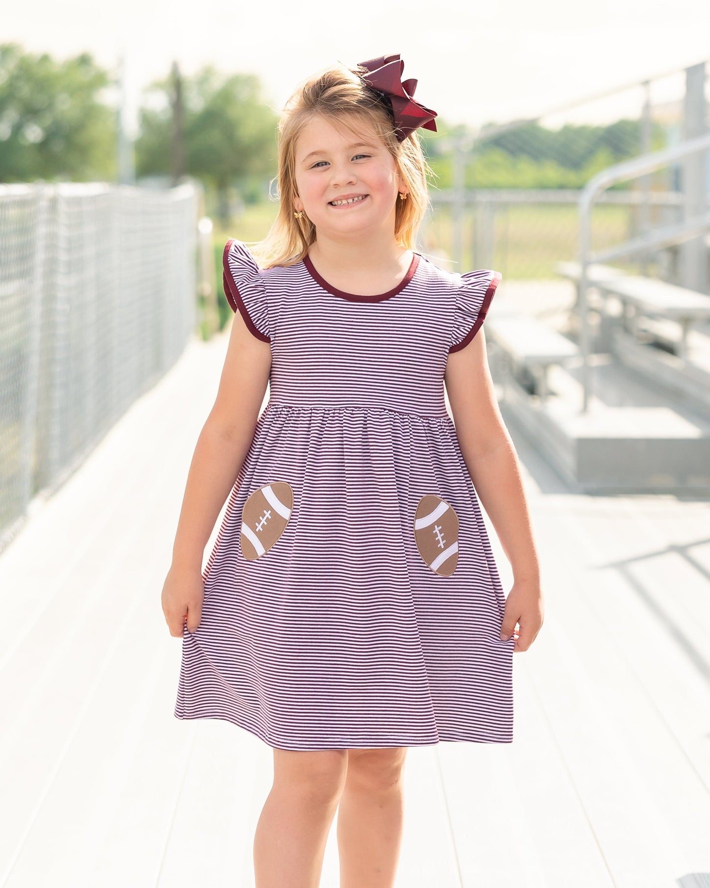 Let's Cheer Football Pocket Dress