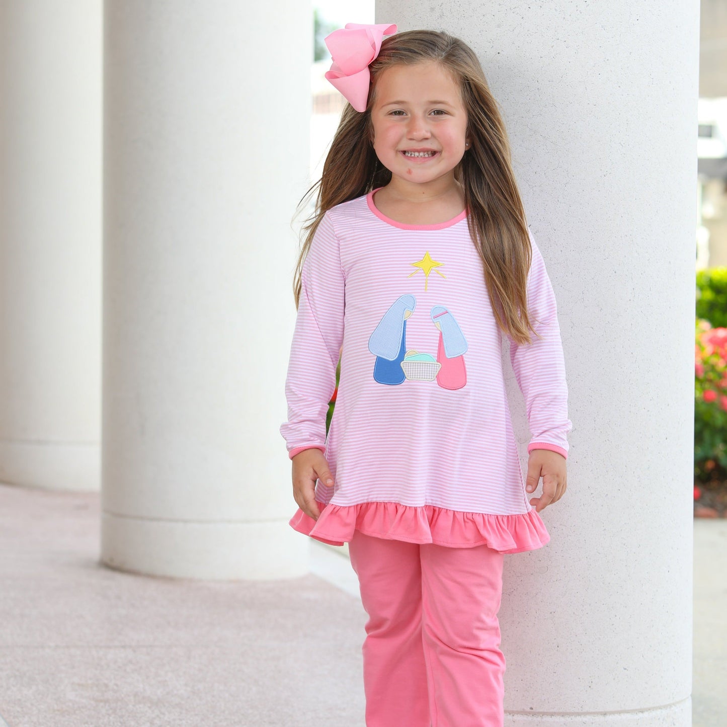 Nativity Ruffled Pants Set