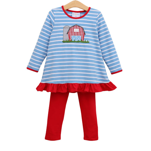 On the Farm Ruffled Pants Set