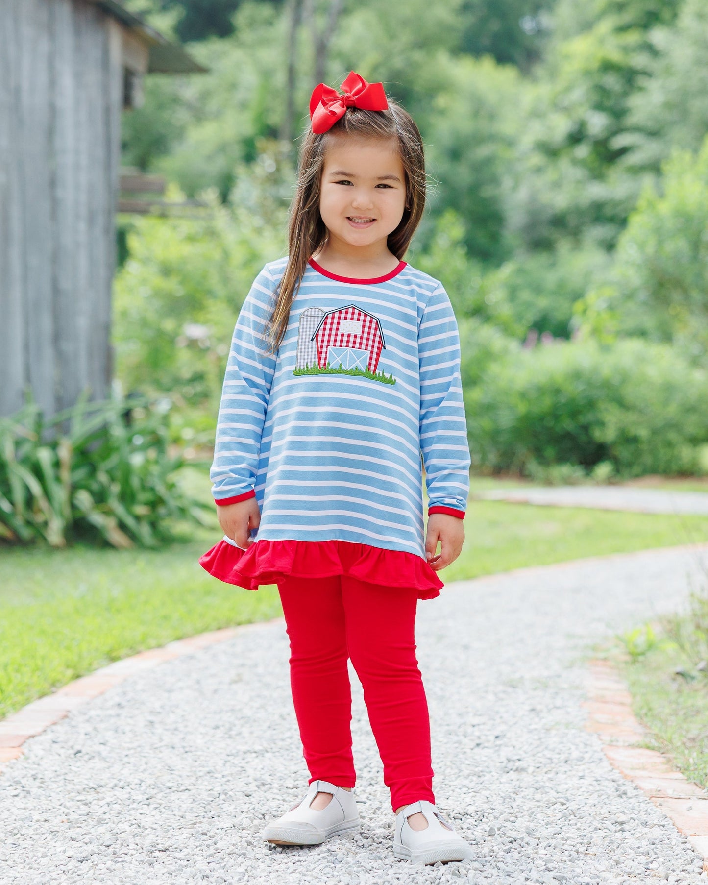 On the Farm Ruffled Pants Set