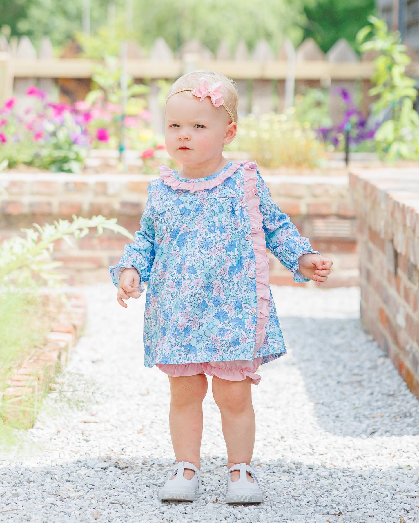 Painted Petals Bloomer Short Set
